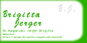 brigitta jerger business card